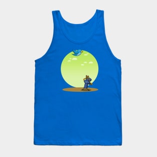 Unfriendly Competition Funny Big Tech Rivalry Tank Top